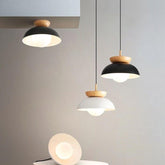 Black And Wood Pendant Light for Dining Room